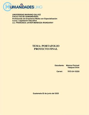 Legislación Edu Trabajo Final