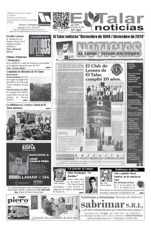 Edicion N° 303 – Diciembre de 2024