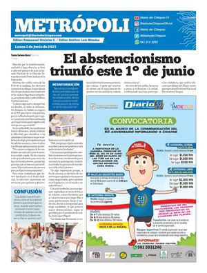 Metrópoli Lunes 02 De Junio 2025