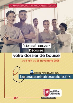 Bourses sanitaires et sociales | Juin 2025  à  novembre 2025