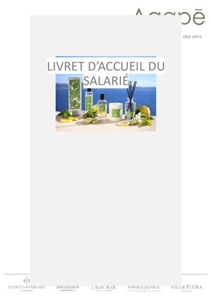 Livret D'accueil 2025 AGAPE GROUP