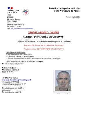 Avis De Recherche