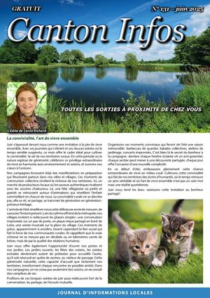 Canton Infos N°131 juin 2025