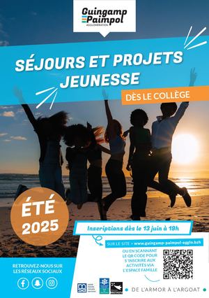 Séjours et projets jeunesse - été 2025