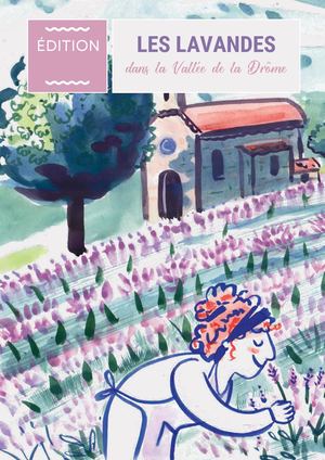 Brochure des lavandes dans la Vallée de la Drôme