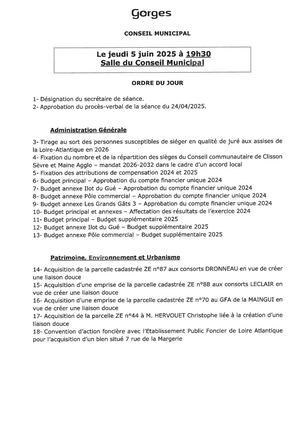 Calaméo - 2025 06 05 Ordre Du Jour