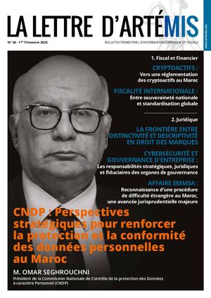 LETTRE ARTEMIS N°34 - Trimestre 1 2025