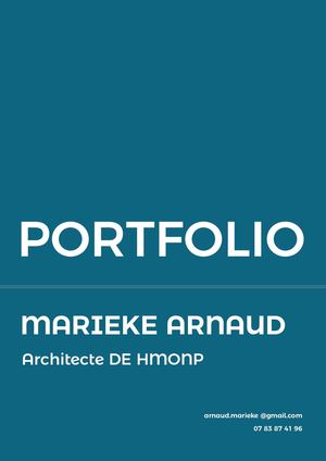 Portfolio Marieke ARNAUD