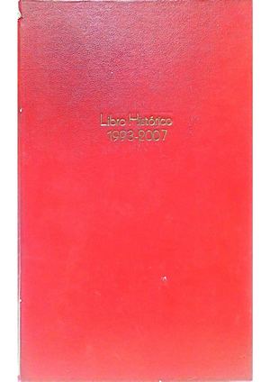 Libro Histórico 1993/2007 - Esc. 128
