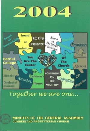 2004 Minutes of the General Assembly Cumberland Presbyterian Church