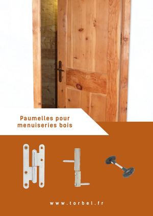 4 Ferrures Pour Portes Métalliques