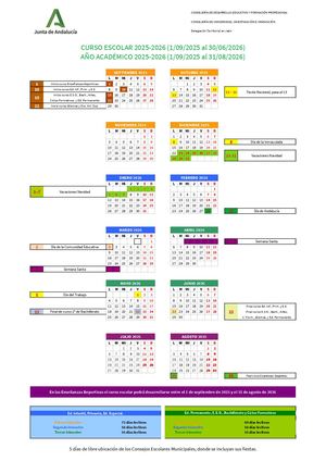 Calendario Jaén