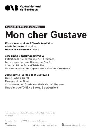 Mon cher Gustave vendredi 6 juin 2025