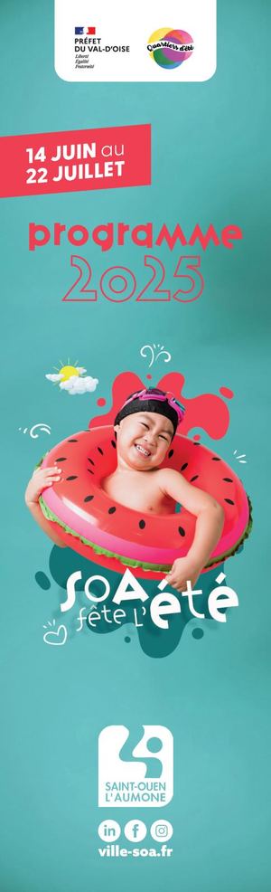Programme SOA fête l'été 2025