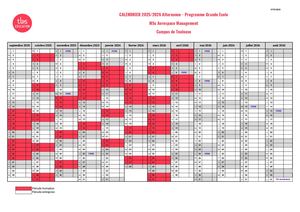 Calendrier Alternance M2 - Rentrée 2024