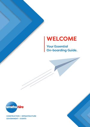 Smiths Hire Onboarding Guide