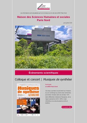 Juin 2025 à la MSH Paris Nord