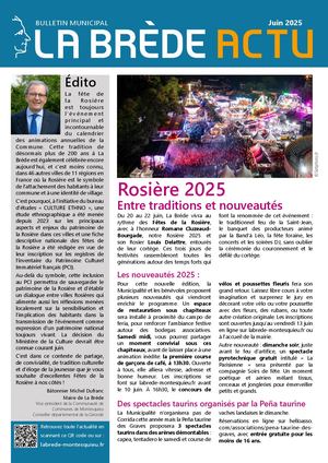 Bulletin municipal de La Brède - Juin 2025