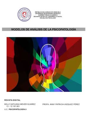 Actividad 1 Revista Digital Psicopatología Ii Kelly Wever