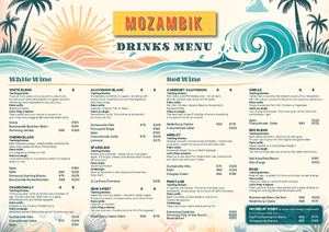 Mozambik Drinks Menu 2025