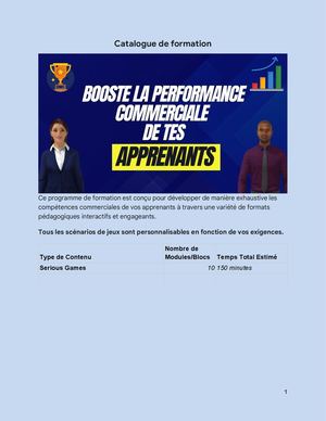 Catalogue Serious Games V1