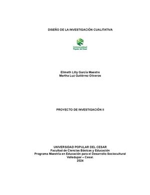Diseño De La Investigación Cualitativa