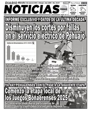 DIARIO NOTICIAS PEHUAJÓ - Miércoles 4 de junio de 2025
