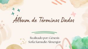 ÁLbum De Términos Dados