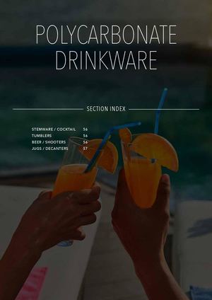 Polycarbonate Drinkware