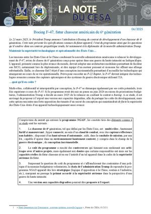 La note du CESA Boeing F 47