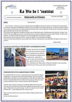 Journal Mars Avril 2025