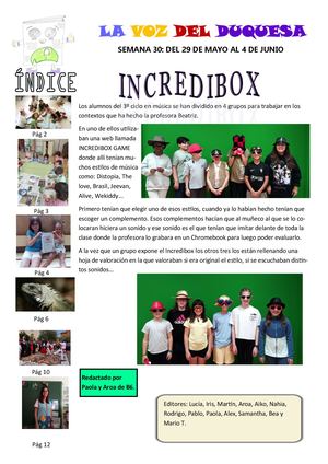 Semana 30 La Voz Del Duquesa