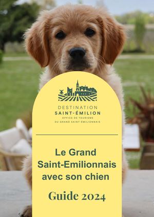 Le Grand Saint-Emilionnais avec son chien