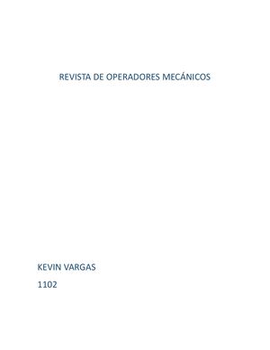Operadores Mecánicos