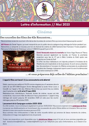 Lettre D'information Mai 2025
