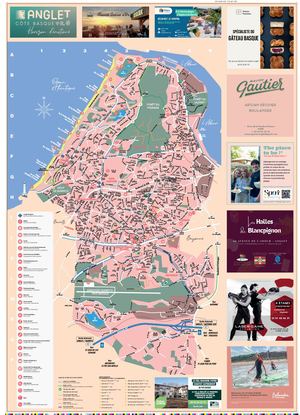 PLAN D'ANGLET / MAPA DE TURISTICO / CITY MAP