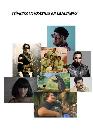 Tópicos Literarios En Canciones (3)
