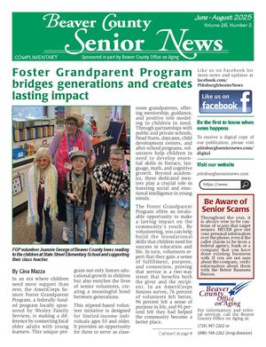 June-Aug 2025 Beaver County Senior News