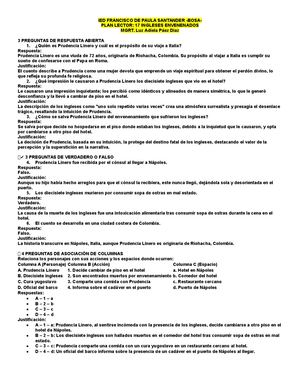 Respuestas 17 Ingleses Envenenados