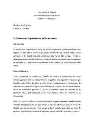 Movimiento Inquilinario 1925