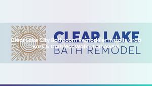 Clear Lake City Bathroom Remodeler Installs Grab Bars & Curbless Walk-In Showers