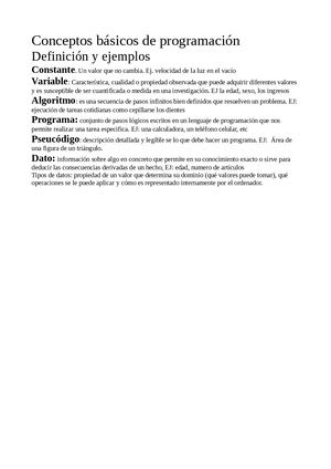 Trabajo De Programación