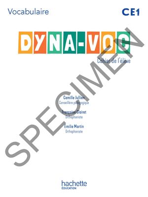 Dyna-Voc CE1 - Cahier élève - Ed. 2025