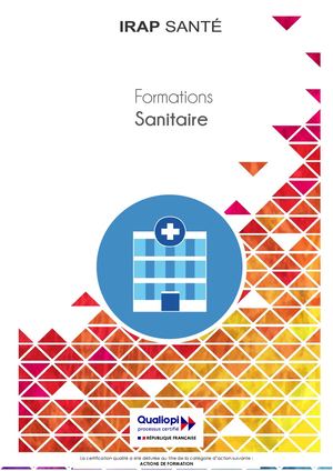 Formations Sanitaire 2025