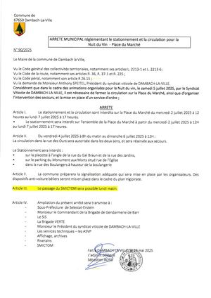 Arrêté 90 2025 Nuit Du Vin