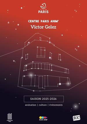 Brochure Centre Paris Anim' Victor Gelez 2025-2026