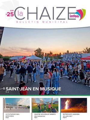 Bulletin municipal Juin 2025 La Chaize-le-Vicomte