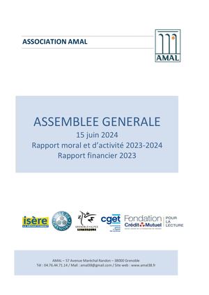 Rapport Annuel Amal 2023