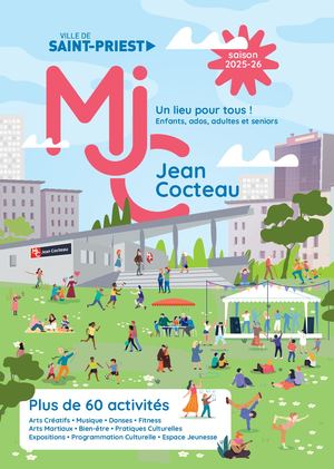 Plaquette MJC Jean Cocteau 2025-2026