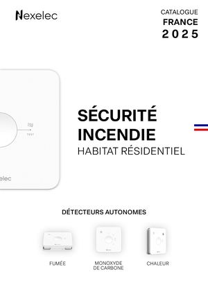 Catalogue Sécurité Incendie France 2025 - Nexelec